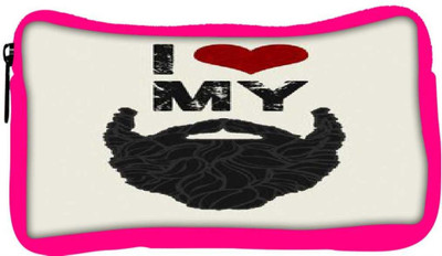 

Snoogg Eco Friendly Canvas I Love My Beard 2766 Student Pen Pencil Case Coin Purse Pouch Cosmetic Makeup Bag (PINK) Pouch(Multicolor)