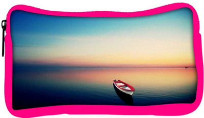

Snoogg Eco Friendly Canvas Empty Boat Under The Dusk Sky Designer Student Pen Pencil Case Coin Purse Pouch Cosmetic Makeup Bag (PINK) Pouch(Multicolor)