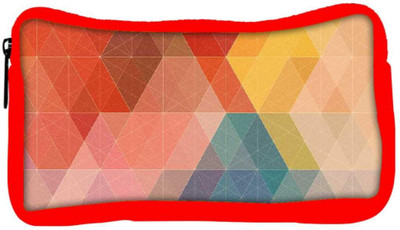 

Snoogg Eco Friendly Canvas Design Polygon Student Pen Pencil Case Coin Purse Pouch Cosmetic Makeup Bag (RED) Pouch(Multicolor)