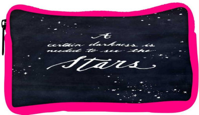 

Snoogg Eco Friendly Canvas Darkness To See The Stars Student Pen Pencil Case Coin Purse Pouch Cosmetic Makeup Bag (PINK) Pouch(Multicolor)