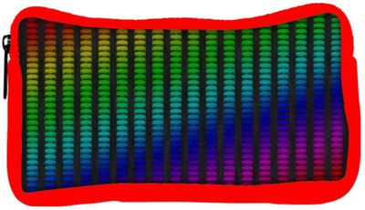 

Snoogg Eco Friendly Canvas Polka Colourful 2416 Student Pen Pencil Case Coin Purse Pouch Cosmetic Makeup Bag (RED) Pouch(Multicolor)