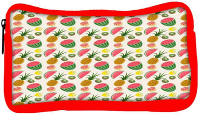 

Snoogg Eco Friendly Canvas Fruit Healthy Pattern Student Pen Pencil Case Coin Purse Pouch Cosmetic Makeup Bag (RED) Pouch(Multicolor)