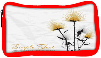 

Snoogg Eco Friendly Canvas Simple Text White Designer Student Pen Pencil Case Coin Purse Pouch Cosmetic Makeup Bag (RED) Pouch(Multicolor)