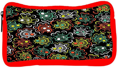 

Snoogg Eco Friendly Canvas Abstract Floral Background Student Pen Pencil Case Coin Purse Pouch Cosmetic Makeup Bag (RED) Pouch(Multicolor)