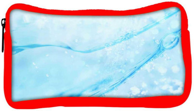 

Snoogg Eco Friendly Canvas Water Drops Designer Student Pen Pencil Case Coin Purse Pouch Cosmetic Makeup Bag (RED) Pouch(Multicolor)