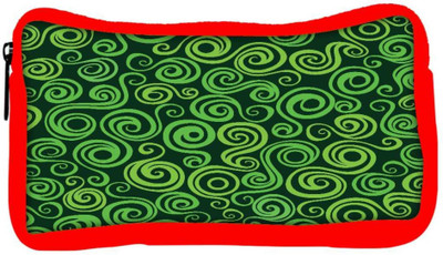 

Snoogg Eco Friendly Canvas Wave Pattern Seamlessly Tiling Seamless Wave Backgroundocean Texture Student Pen Pencil Case Coin Purse Pouch Cosmetic Makeup Bag (RED) Pouch(Multicolor)
