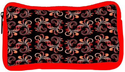 

Snoogg Eco Friendly Canvas Red Abstract Black Pattern Designer Student Pen Pencil Case Coin Purse Pouch Cosmetic Makeup Bag (RED) Pouch(Multicolor)