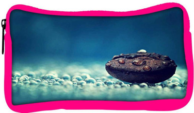 

Snoogg Eco Friendly Canvas Coffee Bean Drop Water Designer Student Pen Pencil Case Coin Purse Pouch Cosmetic Makeup Bag (PINK) Pouch(Multicolor)