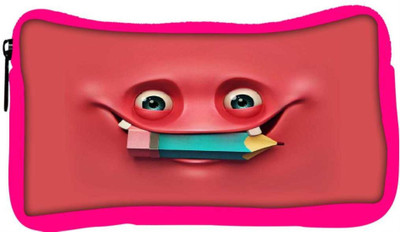 

Snoogg Eco Friendly Canvas Nerdy Ghost 2670 Student Pen Pencil Case Coin Purse Pouch Cosmetic Makeup Bag (PINK) Pouch(Multicolor)