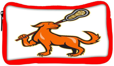 

Snoogg Eco Friendly Canvas Dog With Lacrosse Stick Side View Student Pen Pencil Case Coin Purse Pouch Cosmetic Makeup Bag (RED) Pouch(Multicolor)