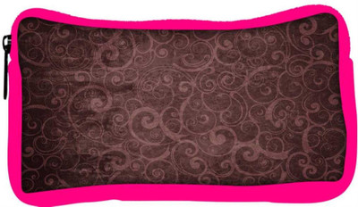

Snoogg Eco Friendly Canvas Brown Pattern Design Designer Student Pen Pencil Case Coin Purse Pouch Cosmetic Makeup Bag (PINK) Pouch(Multicolor)