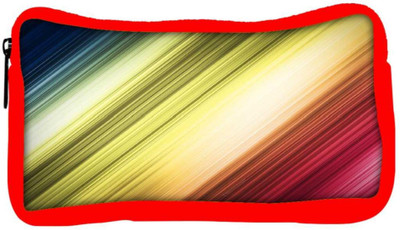 

Snoogg Eco Friendly Canvas Light Aurora Abstract Designer Student Pen Pencil Case Coin Purse Pouch Cosmetic Makeup Bag (RED) Pouch(Multicolor)