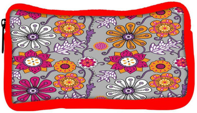 

Snoogg Eco Friendly Canvas Seamless Texture With Flowers And Butterflies Endless Floral Pattern Student Pen Pencil Case Coin Purse Pouch Cosmetic Makeup Bag (RED) Pouch(Multicolor)