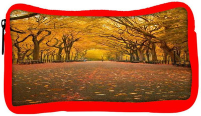 

Snoogg Eco Friendly Canvas 7 Student Pen Pencil Case Coin Purse Pouch Cosmetic Makeup Bag (RED) Pouch(Multicolor)