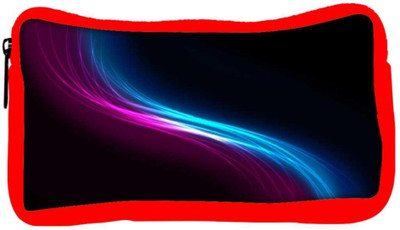 

Snoogg Eco Friendly Canvas Pink And Blue Layer Designer Student Pen Pencil Case Coin Purse Pouch Cosmetic Makeup Bag (RED) Pouch(Multicolor)