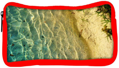 

Snoogg Eco Friendly Canvas Clear Sea Beach Designer Student Pen Pencil Case Coin Purse Pouch Cosmetic Makeup Bag (RED) Pouch(Multicolor)