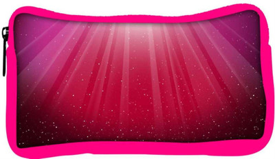 

Snoogg Eco Friendly Canvas Red Background Designer Student Pen Pencil Case Coin Purse Pouch Cosmetic Makeup Bag (PINK) Pouch(Multicolor)