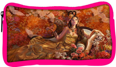 

Snoogg Eco Friendly Canvas Fantasy Girls Designer Student Pen Pencil Case Coin Purse Pouch Cosmetic Makeup Bag (PINK) Pouch(Multicolor)