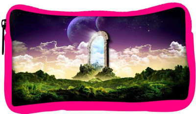 

Snoogg Eco Friendly Canvas Magical Door Designer Student Pen Pencil Case Coin Purse Pouch Cosmetic Makeup Bag (PINK) Pouch(Multicolor)