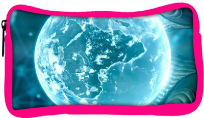 

Snoogg Eco Friendly Canvas Neon Earth Student Pen Pencil Case Coin Purse Pouch Cosmetic Makeup Bag (PINK) Pouch(Multicolor)