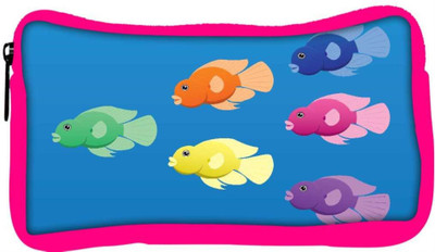 

Snoogg Eco Friendly Canvas A Vector Image Of Jellybean Or Parrot Cichlid Fish In Bright Colours Student Pen Pencil Case Coin Purse Pouch Cosmetic Makeup Bag (PINK) Pouch(Multicolor)