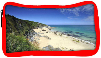 

Snoogg Eco Friendly Canvas Beach Sand Designer Student Pen Pencil Case Coin Purse Pouch Cosmetic Makeup Bag (RED) Pouch(Multicolor)
