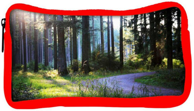 

Snoogg Eco Friendly Canvas Abstract Road In Forest Designer Student Pen Pencil Case Coin Purse Pouch Cosmetic Makeup Bag (RED) Pouch(Multicolor)