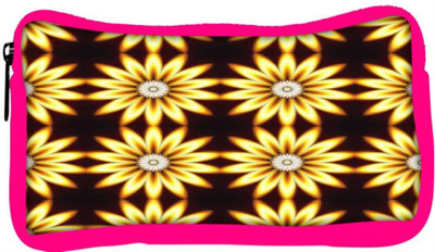 

Snoogg Eco Friendly Canvas Yellow Sunflower Designer Student Pen Pencil Case Coin Purse Pouch Cosmetic Makeup Bag (PINK) Pouch(Multicolor)
