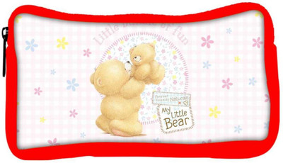 

Snoogg Eco Friendly Canvas Baby Designer Student Pen Pencil Case Coin Purse Pouch Cosmetic Makeup Bag (RED) Pouch(Multicolor)