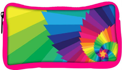 

Snoogg Eco Friendly Canvas Multicolor Star Designer Student Pen Pencil Case Coin Purse Pouch Cosmetic Makeup Bag (PINK) Pouch(Multicolor)