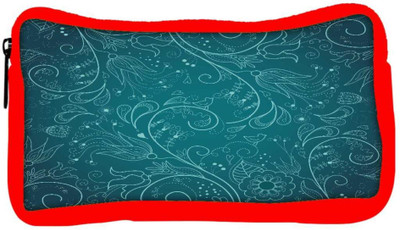 

Snoogg Eco Friendly Canvas Floral Hand Drawn Background Student Pen Pencil Case Coin Purse Pouch Cosmetic Makeup Bag (RED) Pouch(Multicolor)