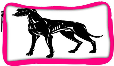 

Snoogg Eco Friendly Canvas Greyhound Dog Retro Student Pen Pencil Case Coin Purse Pouch Cosmetic Makeup Bag (PINK) Pouch(Multicolor)