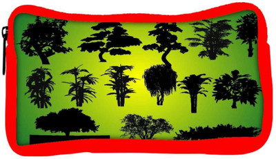 

Snoogg Eco Friendly Canvas 14 Plants Silhouettes Student Pen Pencil Case Coin Purse Pouch Cosmetic Makeup Bag (RED) Pouch(Multicolor)