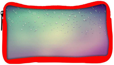

Snoogg Eco Friendly Canvas Bubbles On The Top Designer Student Pen Pencil Case Coin Purse Pouch Cosmetic Makeup Bag (RED) Pouch(Multicolor)