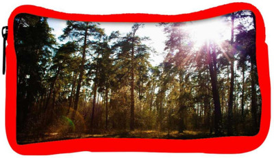 

Snoogg Eco Friendly Canvas Patternd Forest Designer Student Pen Pencil Case Coin Purse Pouch Cosmetic Makeup Bag (RED) Pouch(Multicolor)