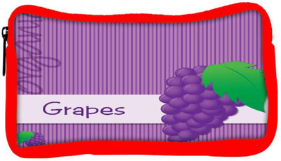 

Snoogg Eco Friendly Canvas Bright Organic Purple Grape Card In Vector Format Student Pen Pencil Case Coin Purse Pouch Cosmetic Makeup Bag (RED) Pouch(Multicolor)