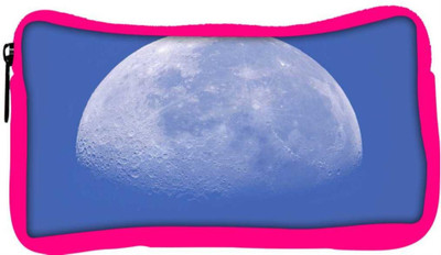 

Snoogg Eco Friendly Canvas White Moon Designer Student Pen Pencil Case Coin Purse Pouch Cosmetic Makeup Bag (PINK) Pouch(Multicolor)