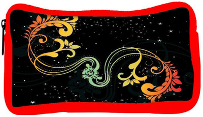 

Snoogg Eco Friendly Canvas Creative Artwork With Shiny Background Student Pen Pencil Case Coin Purse Pouch Cosmetic Makeup Bag (RED) Pouch(Multicolor)
