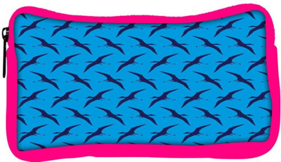 

Snoogg Eco Friendly Canvas Flying Dinosaur Blue Pattern Designer Student Pen Pencil Case Coin Purse Pouch Cosmetic Makeup Bag (PINK) Pouch(Multicolor)