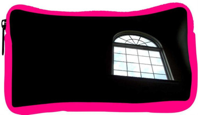 

Snoogg Eco Friendly Canvas Alone Window Designer Student Pen Pencil Case Coin Purse Pouch Cosmetic Makeup Bag (PINK) Pouch(Multicolor)