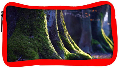 

Snoogg Eco Friendly Canvas Abstract Green Tree Designer Student Pen Pencil Case Coin Purse Pouch Cosmetic Makeup Bag (RED) Pouch(Multicolor)