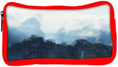 

Snoogg Eco Friendly Canvas Himalaya Vision Student Pen Pencil Case Coin Purse Pouch Cosmetic Makeup Bag (RED) Pouch(Multicolor)