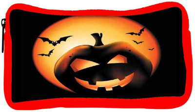 

Snoogg Eco Friendly Canvas Halloween Pumpkin Student Pen Pencil Case Coin Purse Pouch Cosmetic Makeup Bag (RED) Pouch(Multicolor)