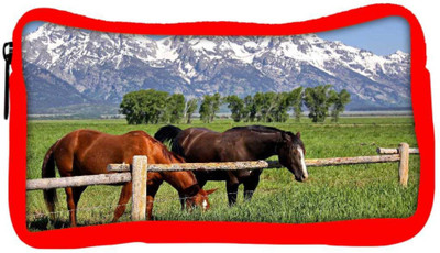 

Snoogg Eco Friendly Canvas Lite And Brown Horse Designer Student Pen Pencil Case Coin Purse Pouch Cosmetic Makeup Bag (RED) Pouch(Multicolor)