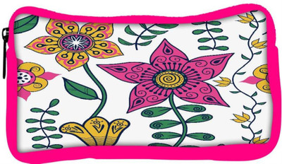 

Snoogg Eco Friendly Canvas Colorful Floral Seamless Pattern In Cartoon Style Seamless Pattern Student Pen Pencil Case Coin Purse Pouch Cosmetic Makeup Bag (PINK) Pouch(Multicolor)