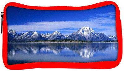 

Snoogg Eco Friendly Canvas White Mountain And Sea Designer Student Pen Pencil Case Coin Purse Pouch Cosmetic Makeup Bag (RED) Pouch(Multicolor)