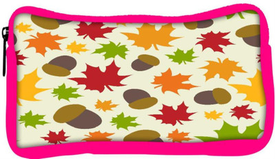 

Snoogg Eco Friendly Canvas Nuts Designer Student Pen Pencil Case Coin Purse Pouch Cosmetic Makeup Bag (PINK) Pouch(Multicolor)