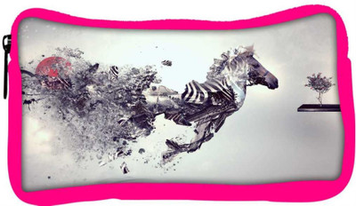 

Snoogg Eco Friendly Canvas Zebra Mechanism Designer Student Pen Pencil Case Coin Purse Pouch Cosmetic Makeup Bag (PINK) Pouch(Multicolor)