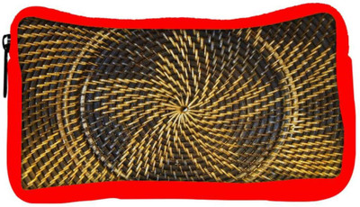 

Snoogg Eco Friendly Canvas Yellow Star Brown Pattern Designer Student Pen Pencil Case Coin Purse Pouch Cosmetic Makeup Bag (RED) Pouch(Multicolor)