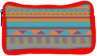 

Snoogg Eco Friendly Canvas Aztecprint Blue And Orange Student Pen Pencil Case Coin Purse Pouch Cosmetic Makeup Bag (RED) Pouch(Multicolor)